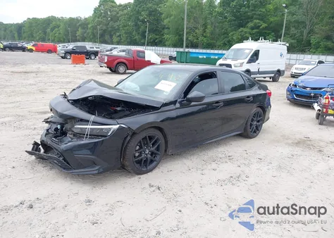 2022 Honda Civic Sport из США, поврежденный, VIN 2HGFE2F53NH535225